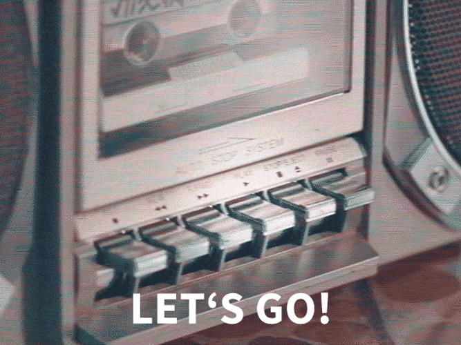 90S Mixtape Let's Go GIF