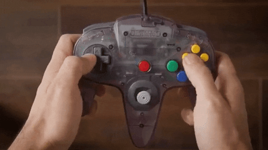 90S Nintendo Controller GIF