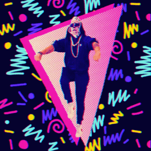 90S Running Man Dance GIF