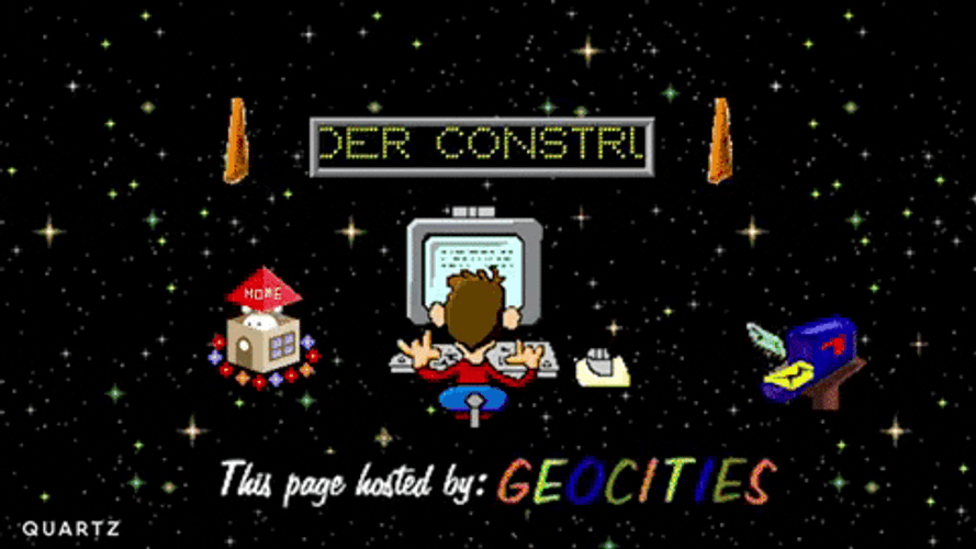 90S Under Construction Moving Artwork GIF