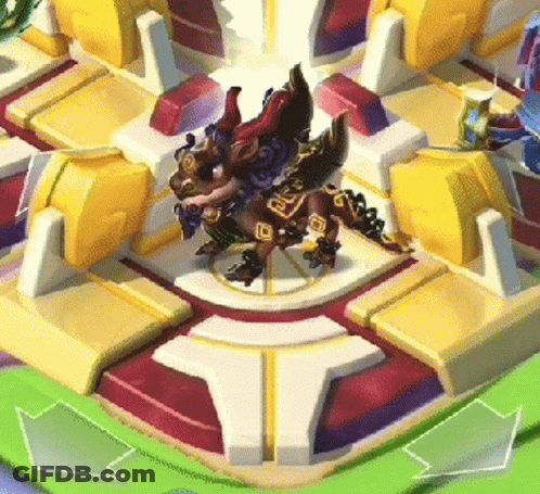 A 3D Rendering Of A Dragon In A Game GIF