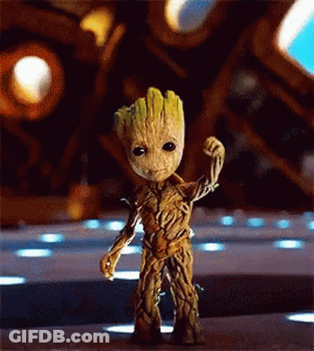 Baby Groot Dancing From Guardians Of The Galaxy GIF