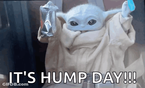 A Baby Yoda From The Mandalorian Is Holding A Bag Of Food And A Blue Ice Cream Cone . GIF