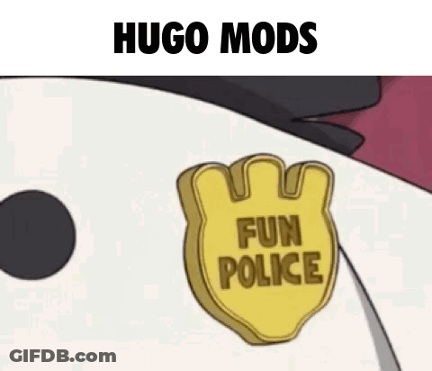 A Badge That Says " Fun Police " On It GIF