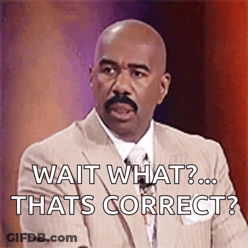 A Bald Man In A Suit And Tie Says Wait What Thats Correct . GIF
