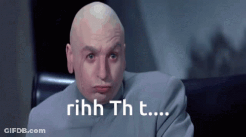 A Bald Man In A Suit With The Words Rihhh Tht T.. GIF
