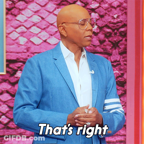 Bald Man In Blue Jacket Saying That's Right GIF