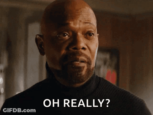 Bald Man With Beard Asking Oh Really GIF
