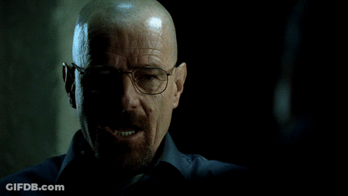 A Bald Man With Glasses Looks At The Camera With The Words You Have None Behind Him GIF