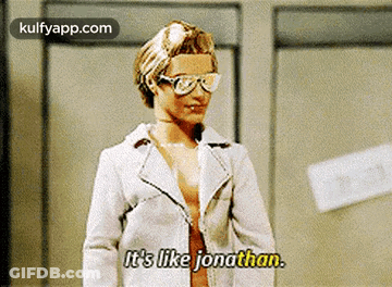 A Barbie Doll Says It 'S Like Jonathan In A Room GIF