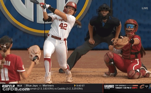 A Baseball Game Between The Blue Jays And The Mariners On Espn GIF