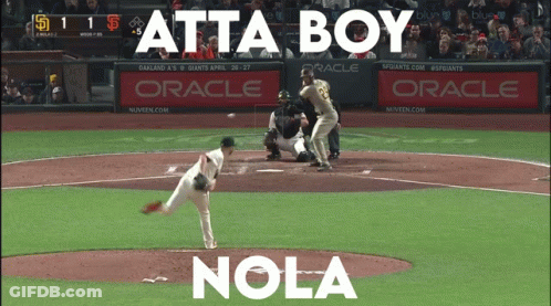 A Baseball Game Between The Giants And The Mets Is Being Played GIF