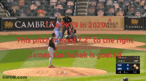 A Baseball Game Is Being Played And The Pitcher Is Named James GIF