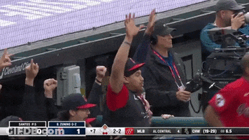 A Baseball Game Is Being Played Between The Chicago White Sox And The Cleveland Red Sox GIF