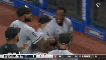 A Baseball Game Is Being Played Between The White Sox And The Alligators GIF