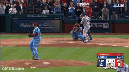 A Baseball Game Is Being Played On October 3 At Citizens Bank Park GIF