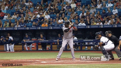 A Baseball Game Is Being Played With Mlb.com On The Bottom Right GIF