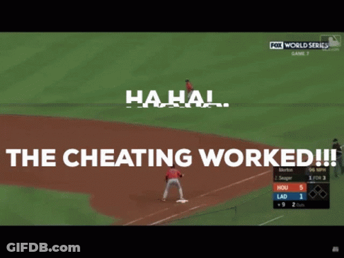 A Baseball Game Is Being Shown On Fox World Series Channel GIF