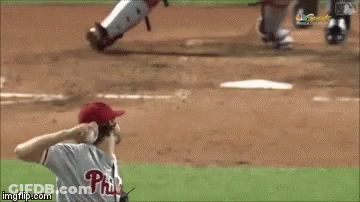 A Baseball Game Is Being Shown On Nbc Sunday GIF