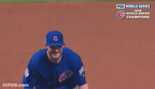 A Baseball Player In A Blue Uniform With The Number 38 On His Back GIF