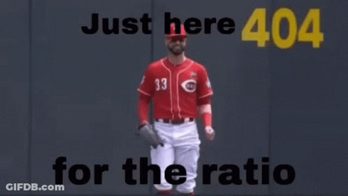 A Baseball Player In A Red Jersey With The Number 33 GIF