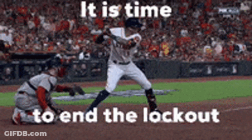 A Baseball Player Is Swinging A Bat At A Ball While A Catcher Looks On . GIF