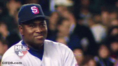 A Baseball Player Is Wearing A Mlb Network Hat GIF