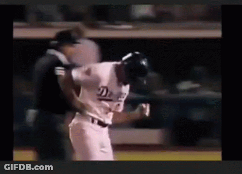 A Baseball Player Wearing A Jersey That Says ' Detroit ' On It GIF