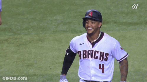 A Baseball Player Wearing A Jersey That Says ' Obricks ' On It GIF