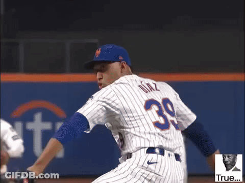 A Baseball Player Wearing A Number 39 Jersey GIF
