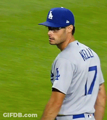 A Baseball Player With Kelly 7 On His Back GIF