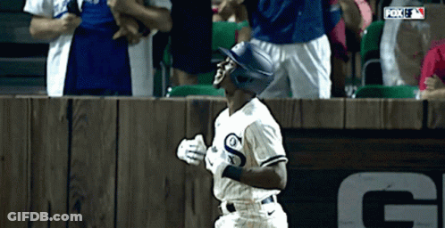 A Baseball Player With The Letter S On His Uniform GIF