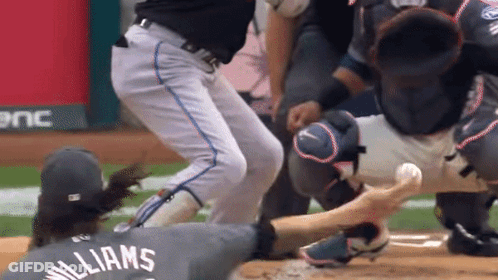 A Baseball Player With The Name Williams On His Shirt GIF