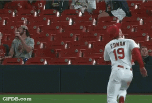 A Baseball Player With The Number 16 On His Jersey Is Laying On The Field GIF