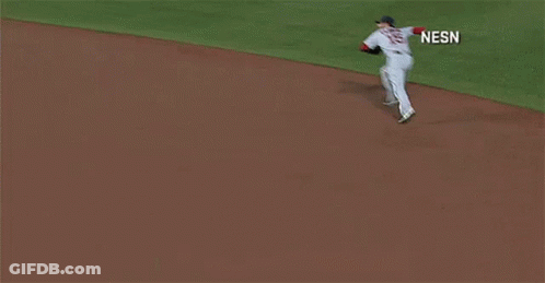 A Baseball Player With The Number 16 On His Jersey Is Sliding Into Base GIF