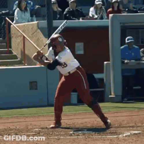 A Baseball Player With The Number 18 On His Shirt GIF