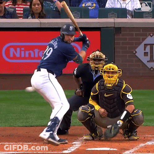 A Baseball Player With The Number 19 On The Back Of His Jersey GIF