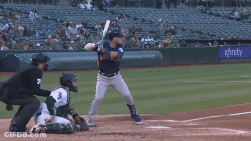 A Baseball Player With The Number 2 On His Shirt GIF