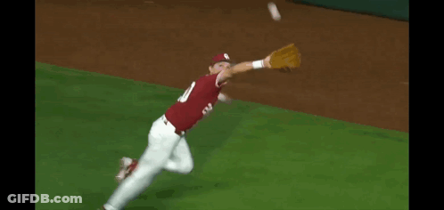 A Baseball Player With The Number 20 On His Back GIF