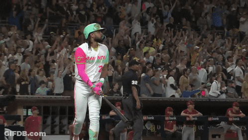 A Baseball Player With The Number 21 On His Uniform GIF