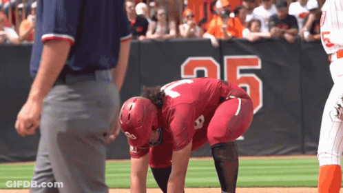 A Baseball Player With The Number 25 On The Back Of His Shirt GIF