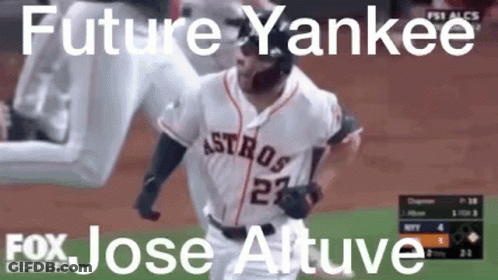 A Baseball Player With The Number 27 On His Jersey Is Running On A Field . GIF