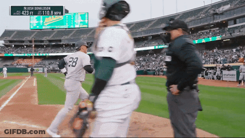 A Baseball Player With The Number 28 On His Back Stands On The Field GIF