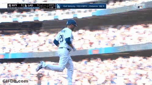 A Baseball Player With The Number 28 On His Jersey GIF