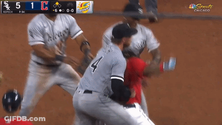 A Baseball Player With The Number 34 On The Back Of His Shirt GIF