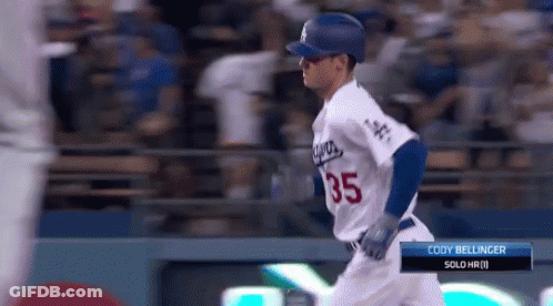 A Baseball Player With The Number 35 On His Shirt GIF