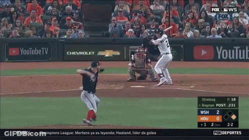A Baseball Player With The Number 37 On His Jersey GIF