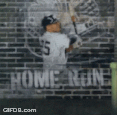 A Baseball Player With The Number 5 On The Back Of His Jersey GIF