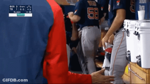 A Baseball Player With The Number 58 On The Back Of His Shirt GIF