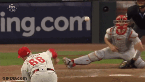 A Baseball Player With The Number 68 On Their Jersey GIF